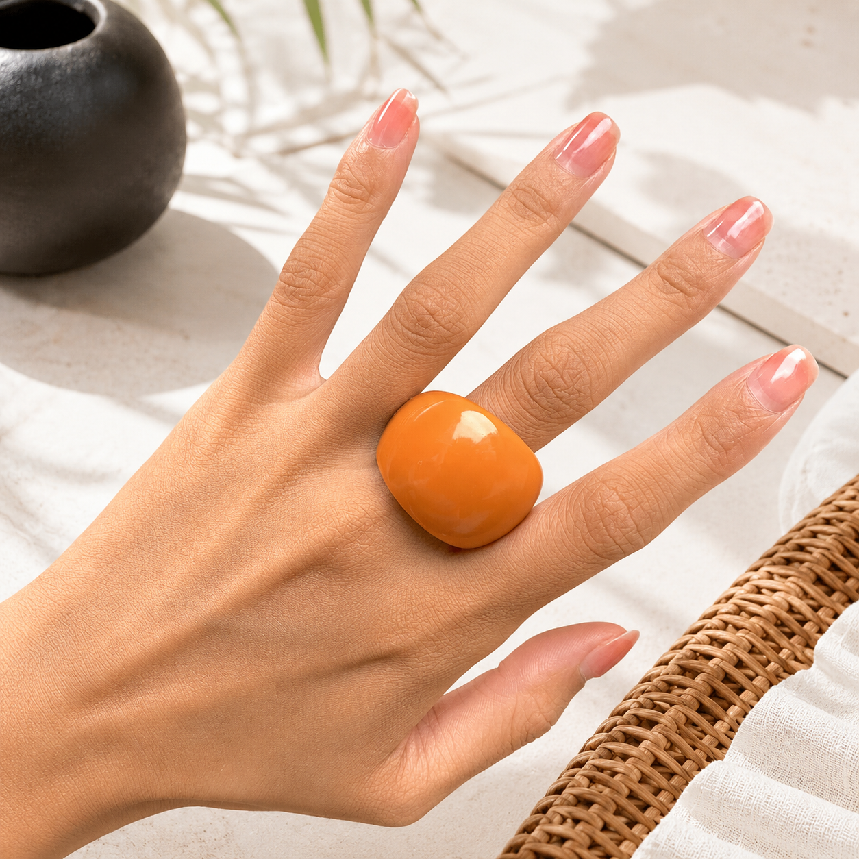 Punk Pop Ring (size 8) - 6 colors - Hello Baabs