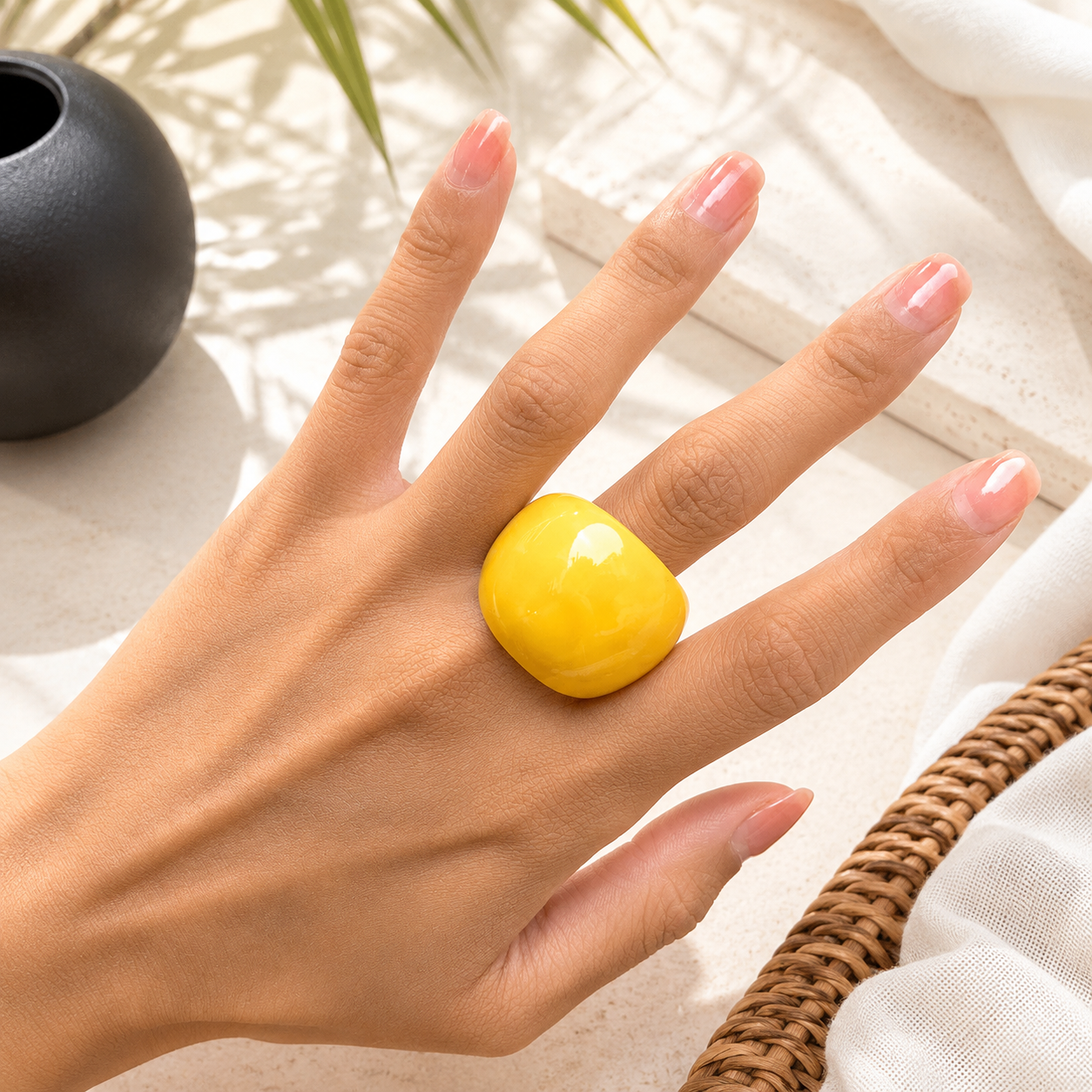 Punk Pop Ring (size 8) - 6 colors - Hello Baabs