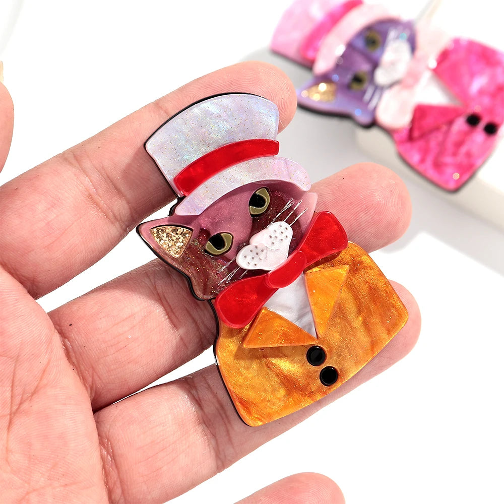 Purrfectly Posh Pin - 3 colors - Hello Baabs