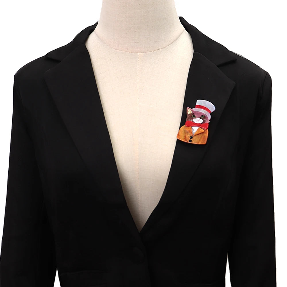 Purrfectly Posh Pin - 3 colors - Hello Baabs LLC 