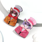 Purrfectly Posh Pin - 3 colors - Hello Baabs LLC 