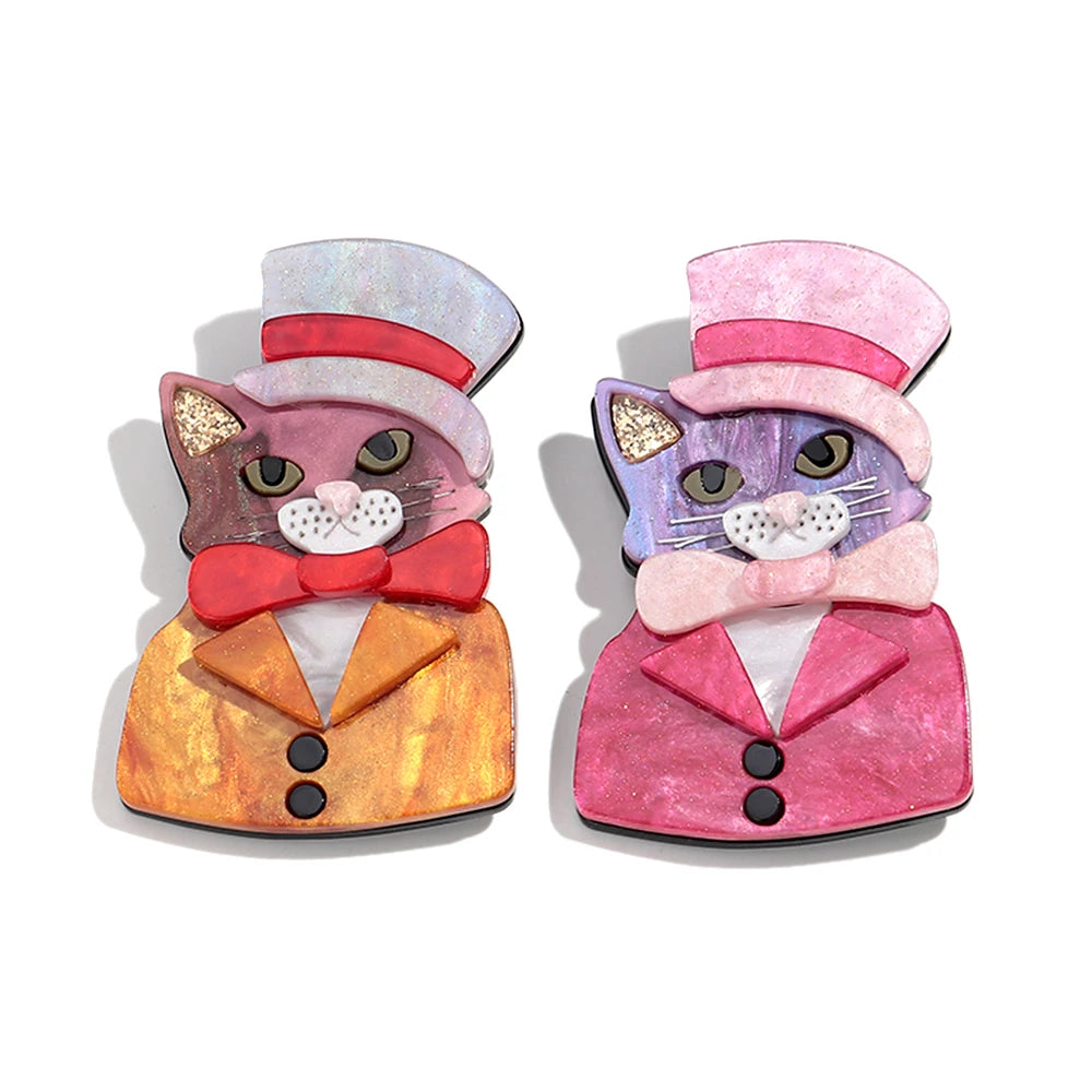 Purrfectly Posh Pin - 3 colors - hello baabs 