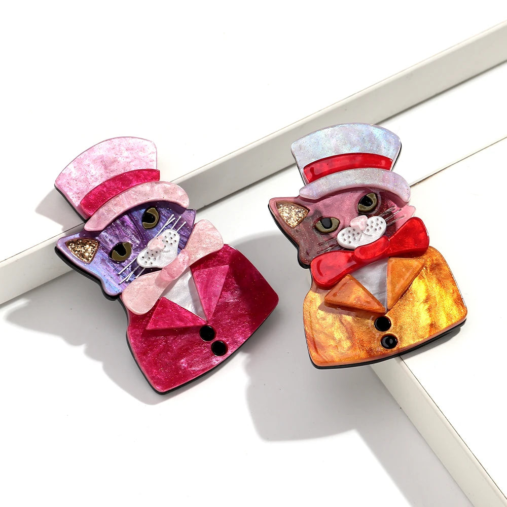 Purrfectly Posh Pin - 3 colors - hello baabs 