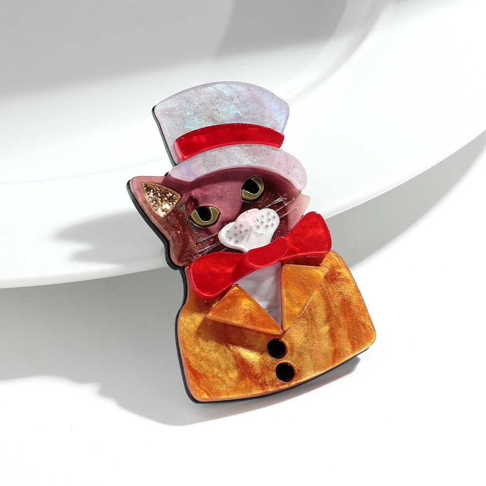 Purrfectly Posh Pin - 3 colors - hello baabs 