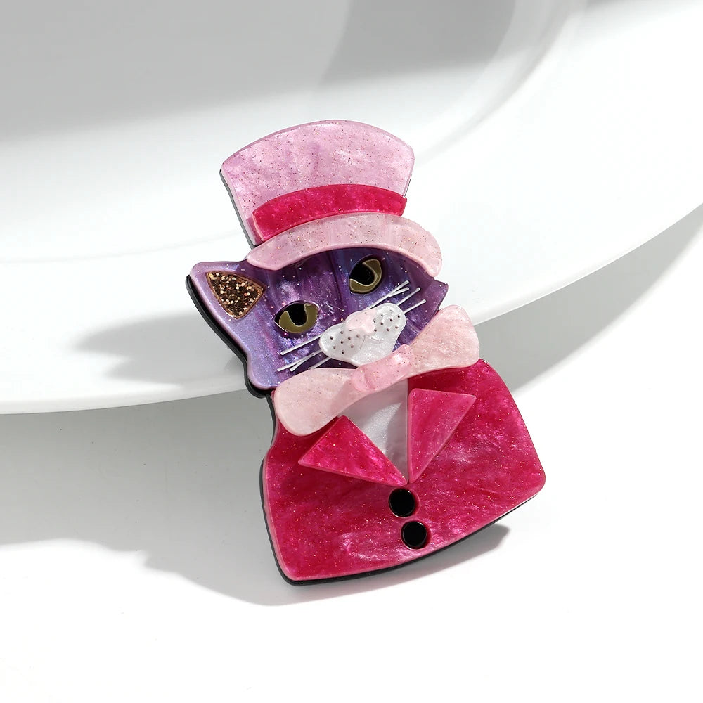 Purrfectly Posh Pin - 3 colors - hello baabs 