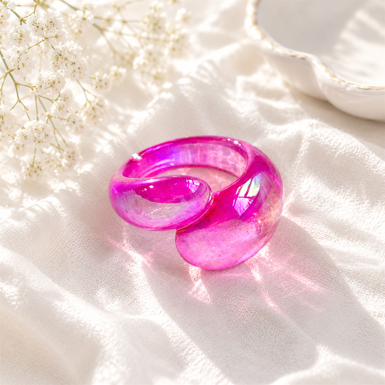 Radiant Loop Ring (size 7) - 9 colors - Hello Baabs