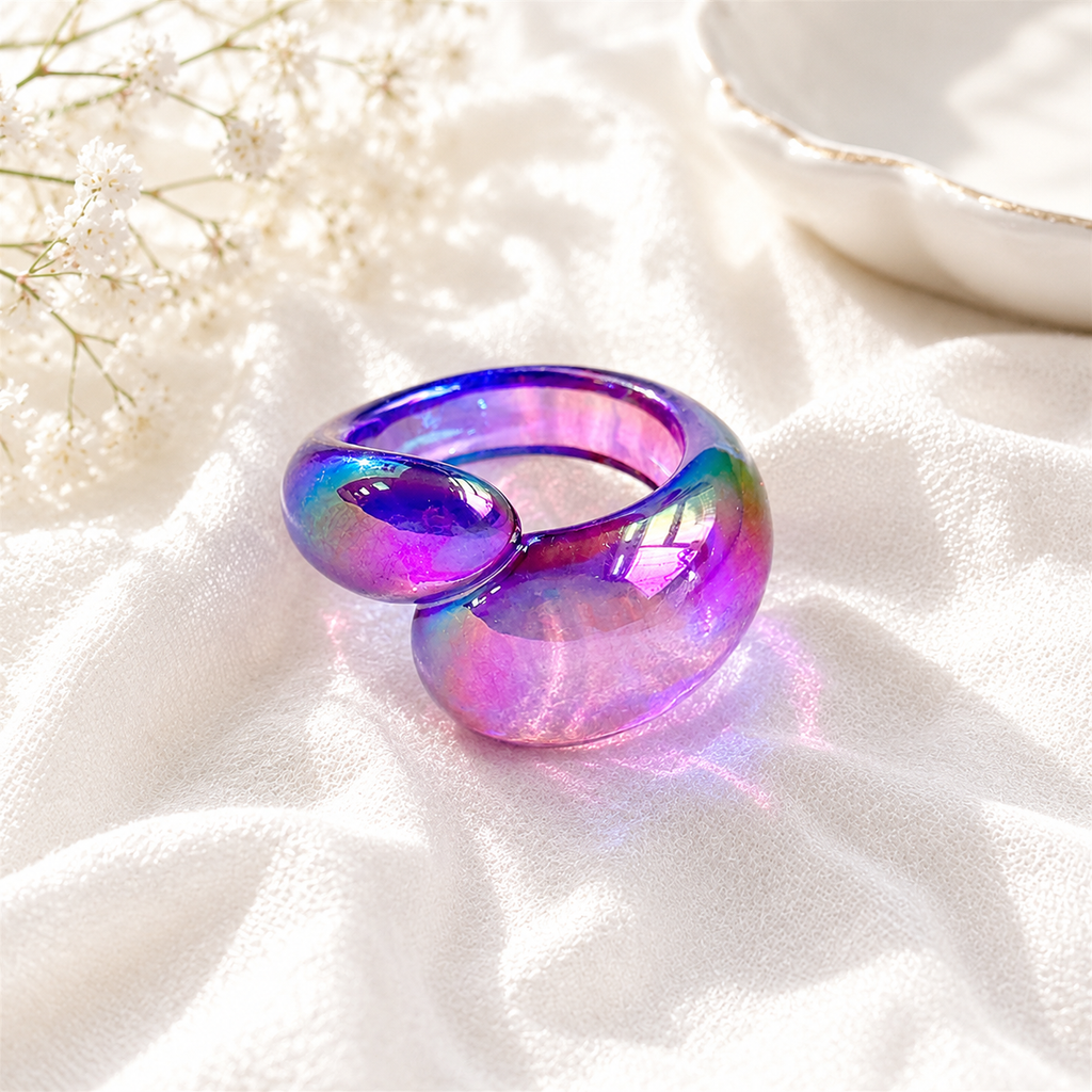 Radiant Loop Ring (size 7) - 9 colors - Hello Baabs
