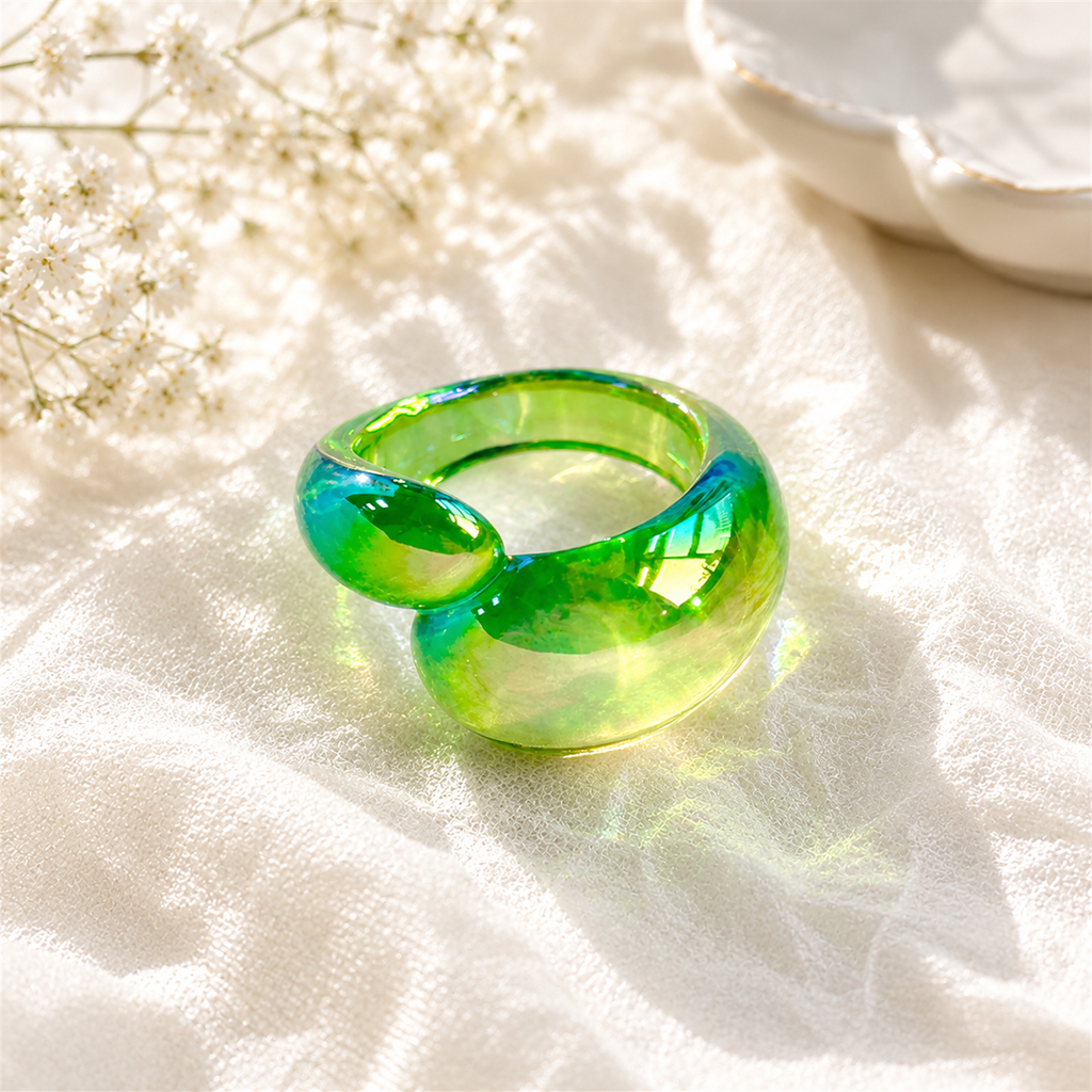 Radiant Loop Ring (size 7) - 9 colors - Hello Baabs