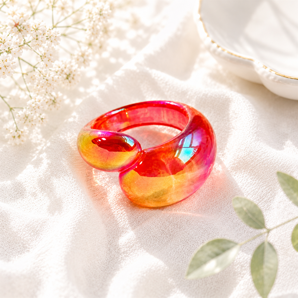 Radiant Loop Ring (size 7) - 9 colors - Hello Baabs
