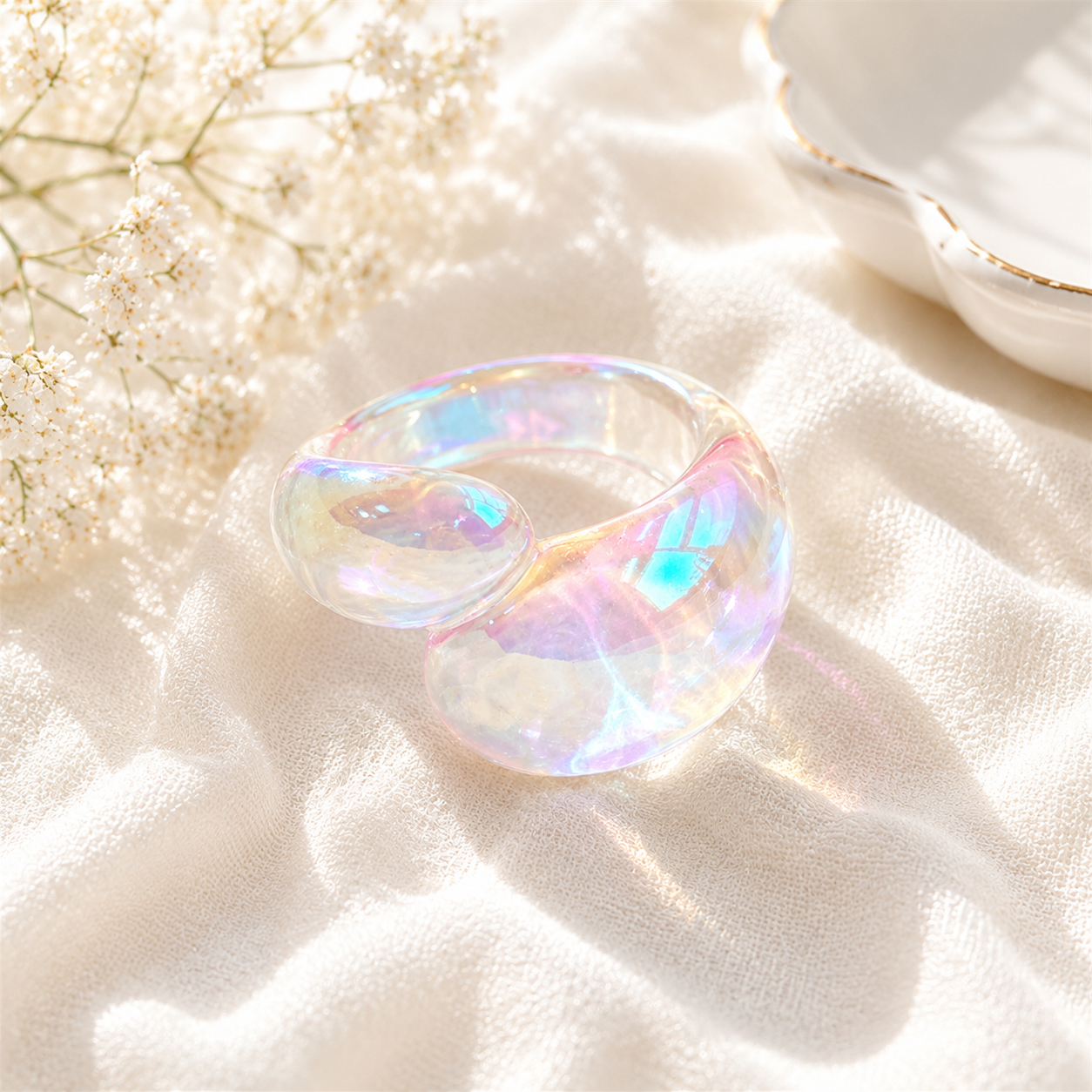 Radiant Loop Ring (size 7) - 9 colors - Hello Baabs