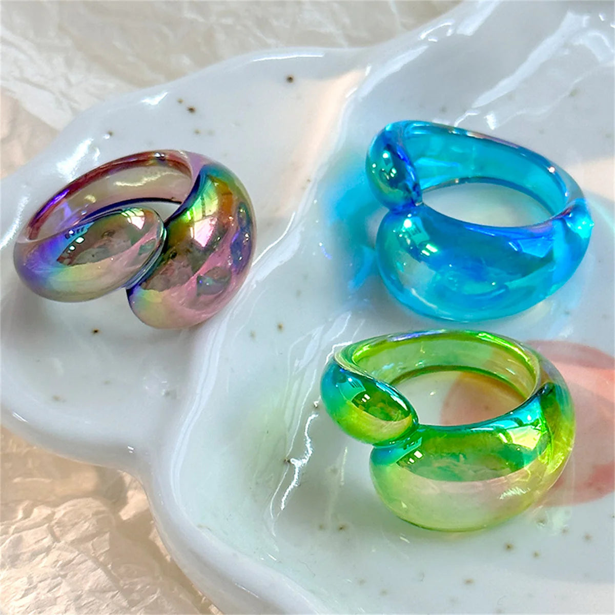 Radiant Loop Ring (size 7) - 9 colors - Hello Baabs LLC 