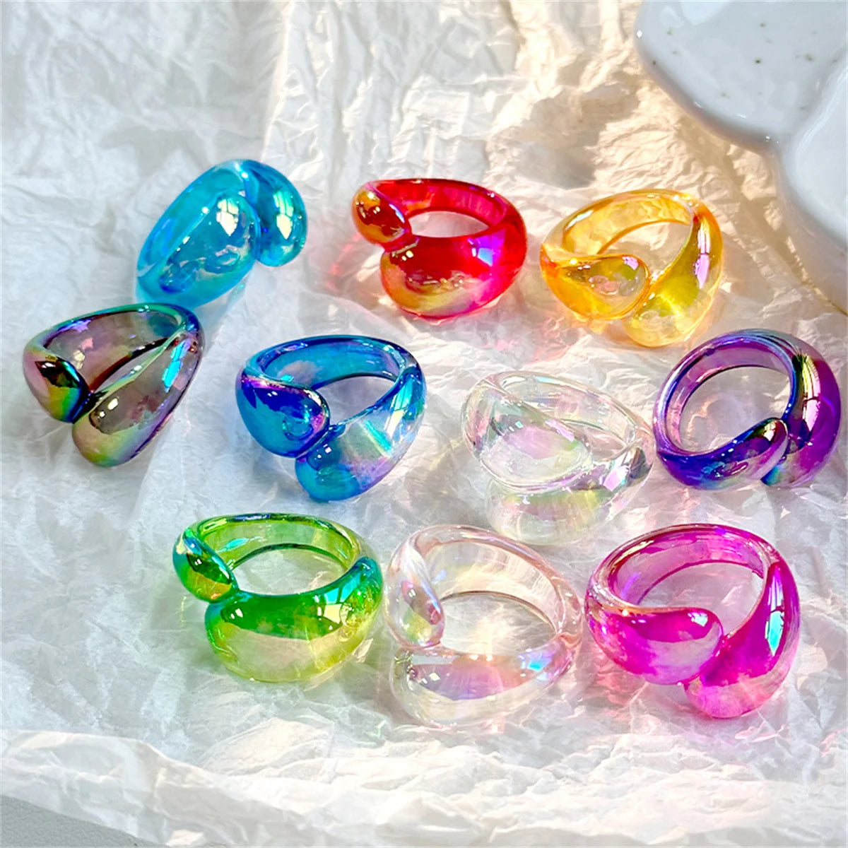 Radiant Loop Ring (size 7) - 9 colors - Hello Baabs LLC 
