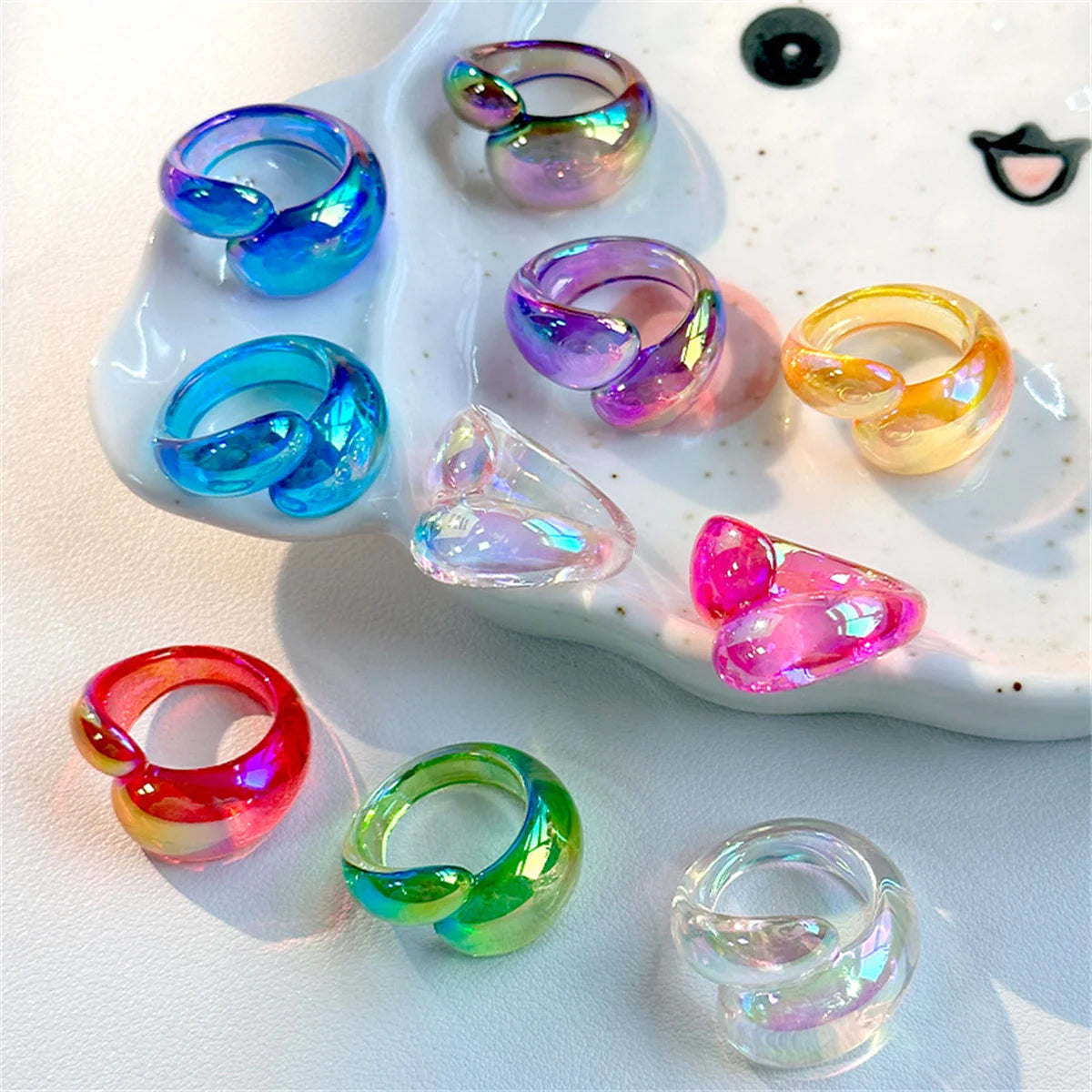Radiant Loop Ring (size 7) - 9 colors - Hello Baabs LLC 