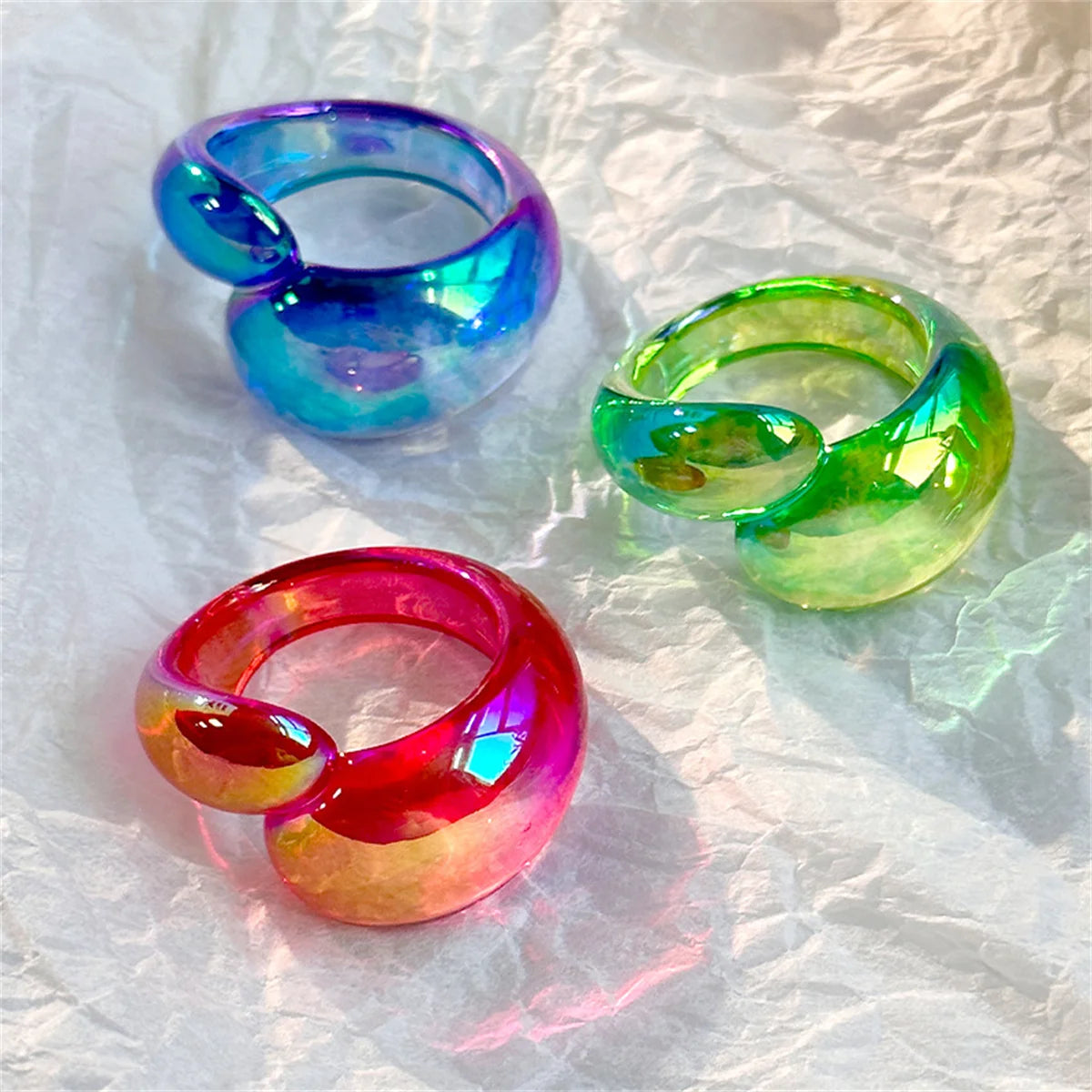 Radiant Loop Ring (size 7) - 9 colors - Hello Baabs LLC 