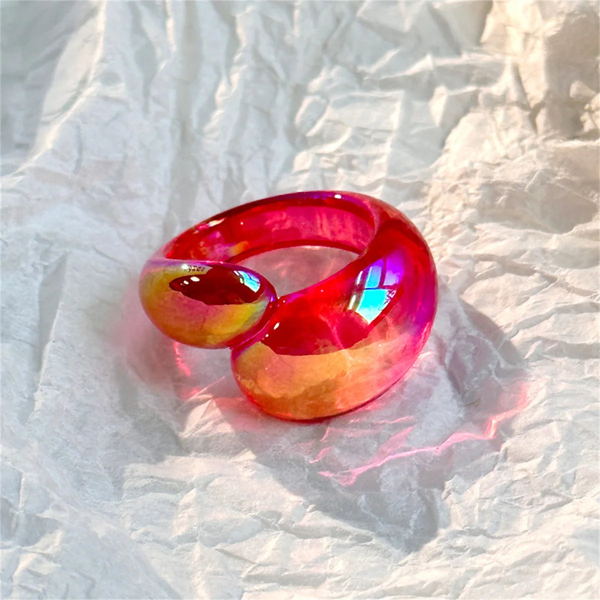 Radiant Loop Ring (size 7) - 9 colors - Hello Baabs LLC 