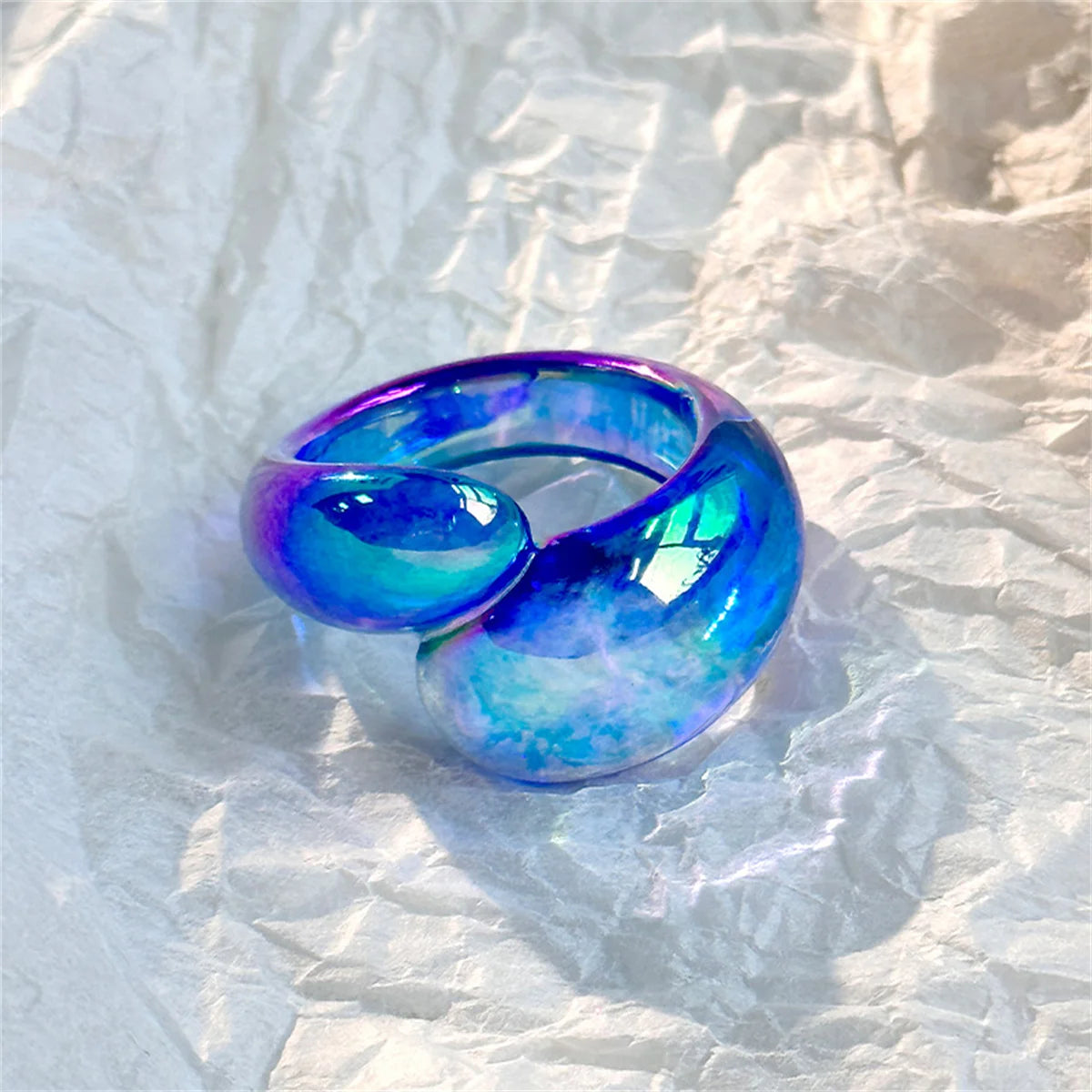 Radiant Loop Ring (size 7) - 9 colors - Hello Baabs LLC 