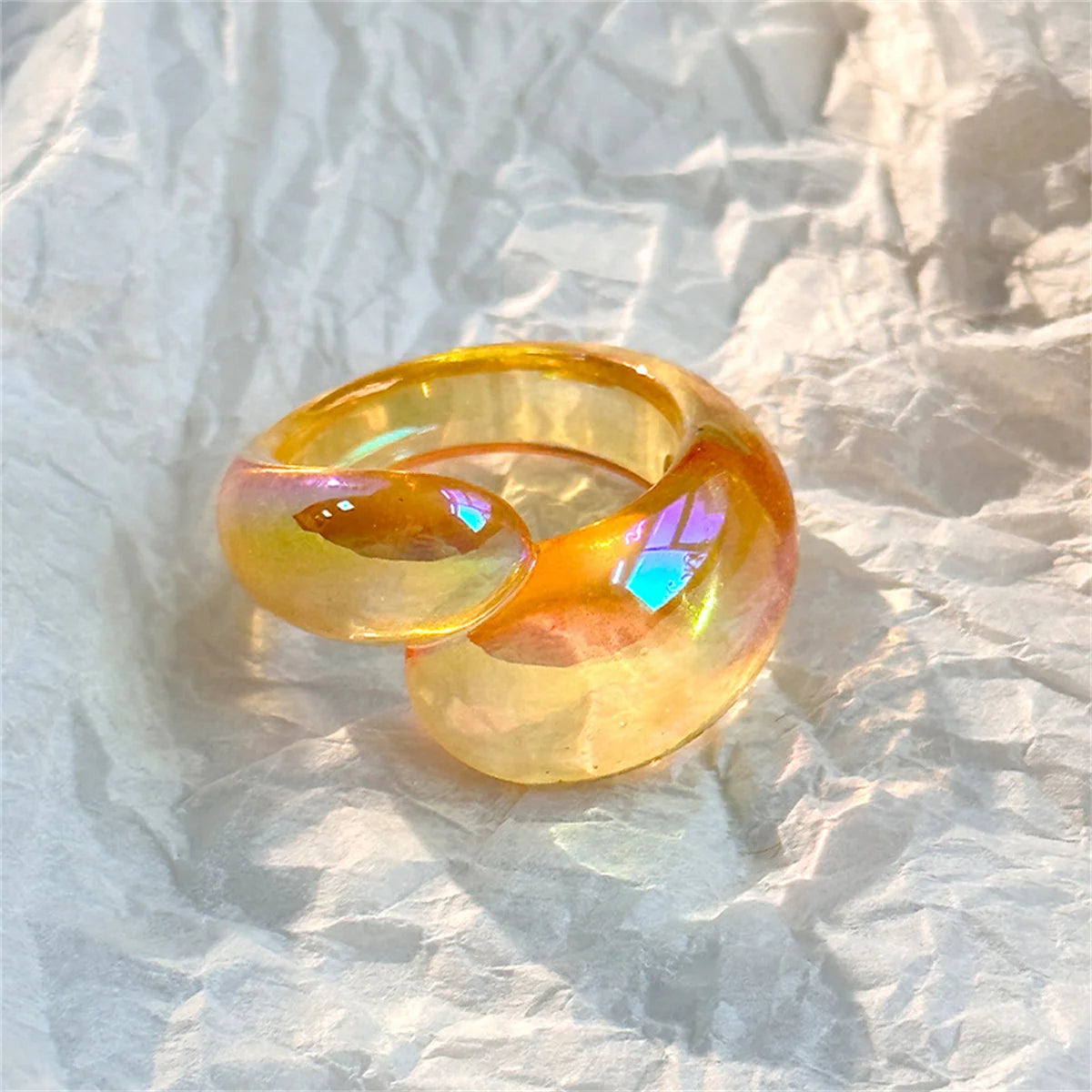 Radiant Loop Ring (size 7) - 9 colors - Hello Baabs LLC 