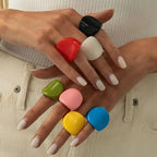 Rainbow Edge Ring (size 6) - 7 colors - Hello Baabs LLC 