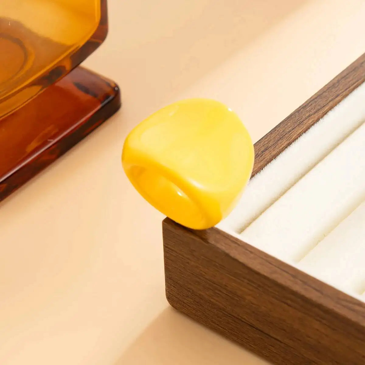 Rainbow Edge Ring (size 6) - 7 colors - Hello Baabs LLC 