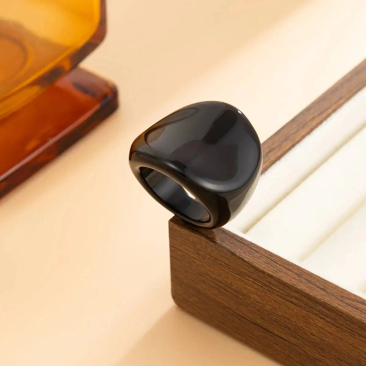 Rainbow Edge Ring (size 6) - 7 colors - Hello Baabs LLC 