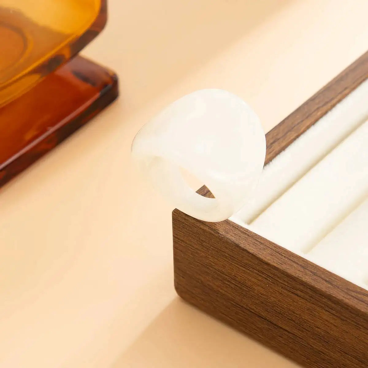 Rainbow Edge Ring (size 6) - 7 colors - Hello Baabs LLC 