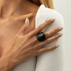 Rainbow Edge Ring (size 6) - 7 colors - Hello Baabs LLC 