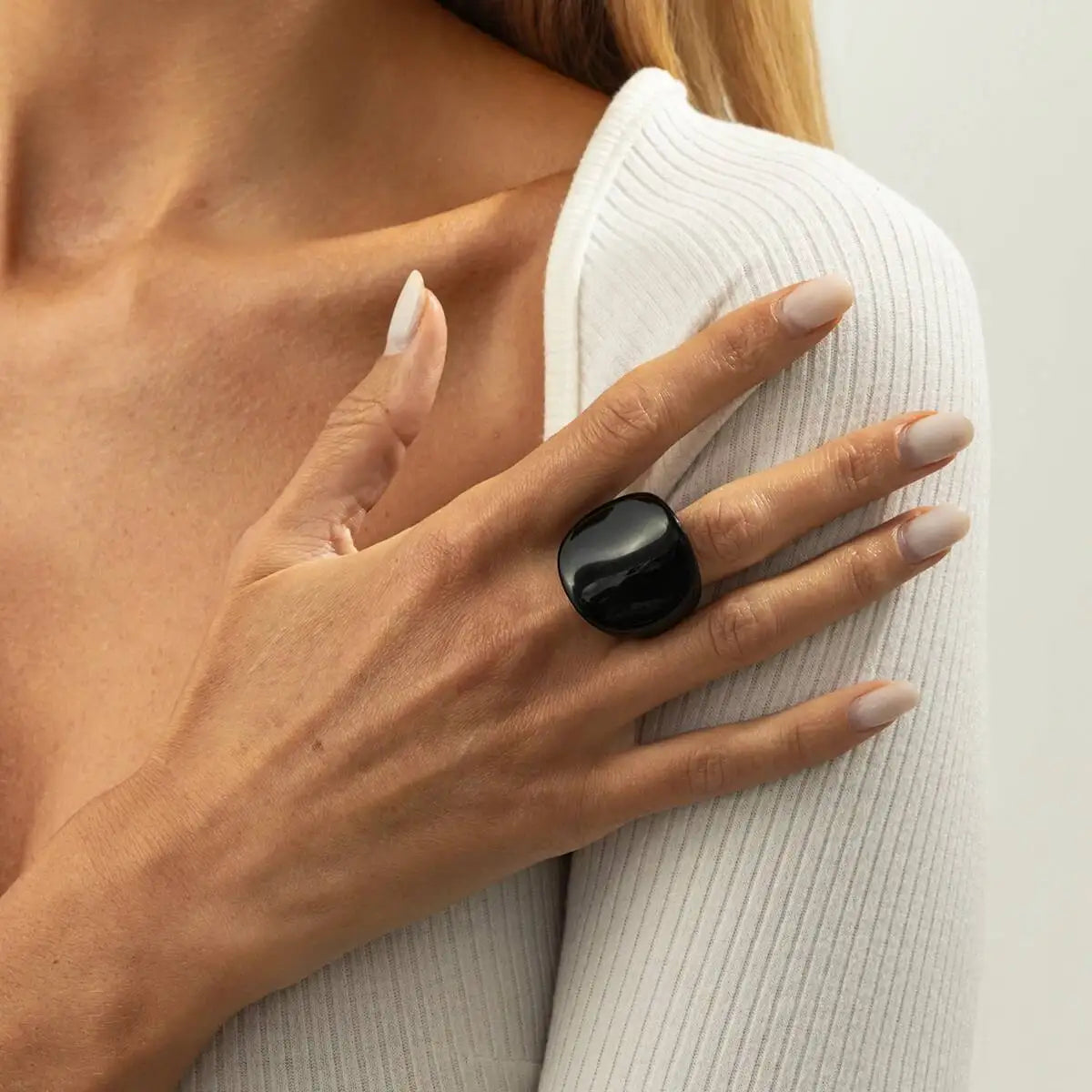 Rainbow Edge Ring (size 6) - 7 colors - Hello Baabs LLC 