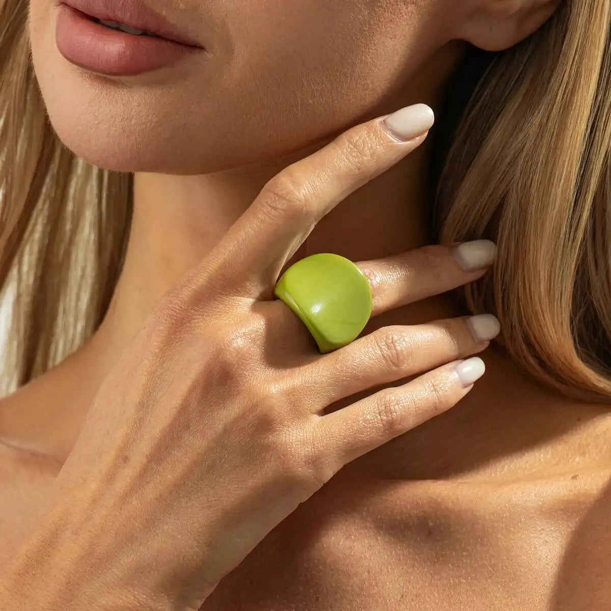 Rainbow Edge Ring (size 6) - 7 colors - Hello Baabs LLC 