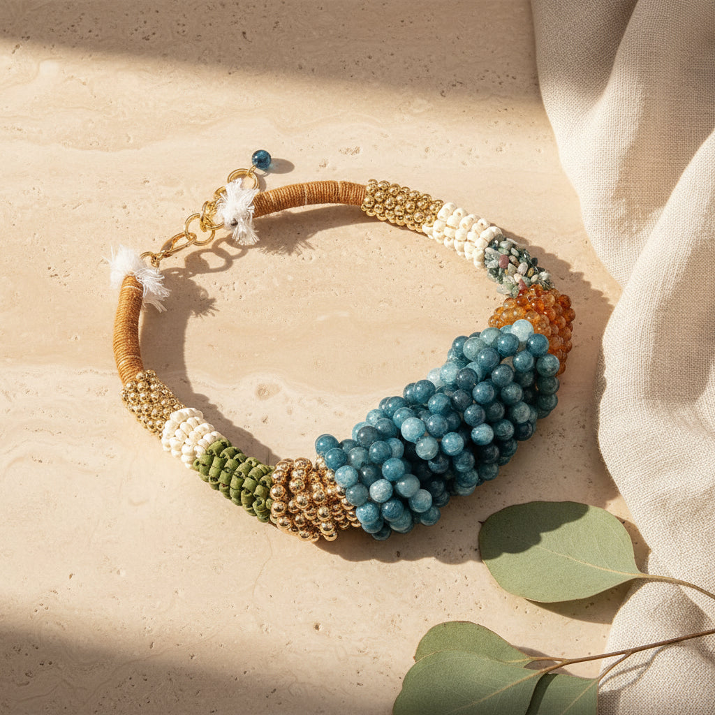 Regal Thread Necklace - Hello Baabs