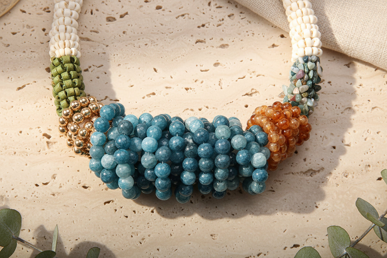 Regal Thread Necklace - Hello Baabs