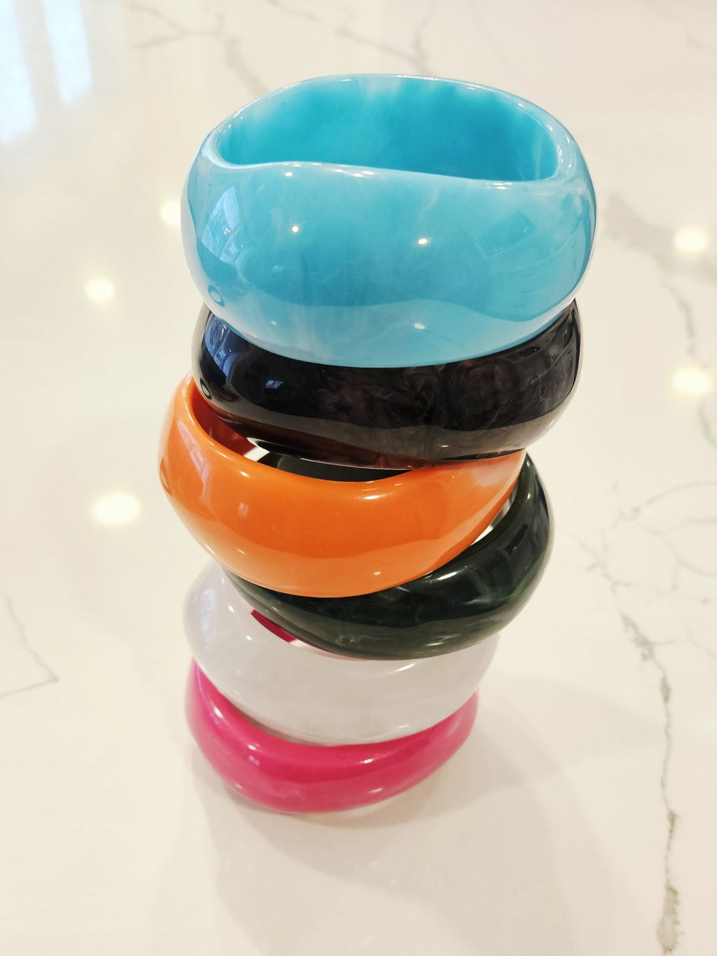 Retro Flair Bangle (2.55" diameter) - 6 colors - hello baabs 