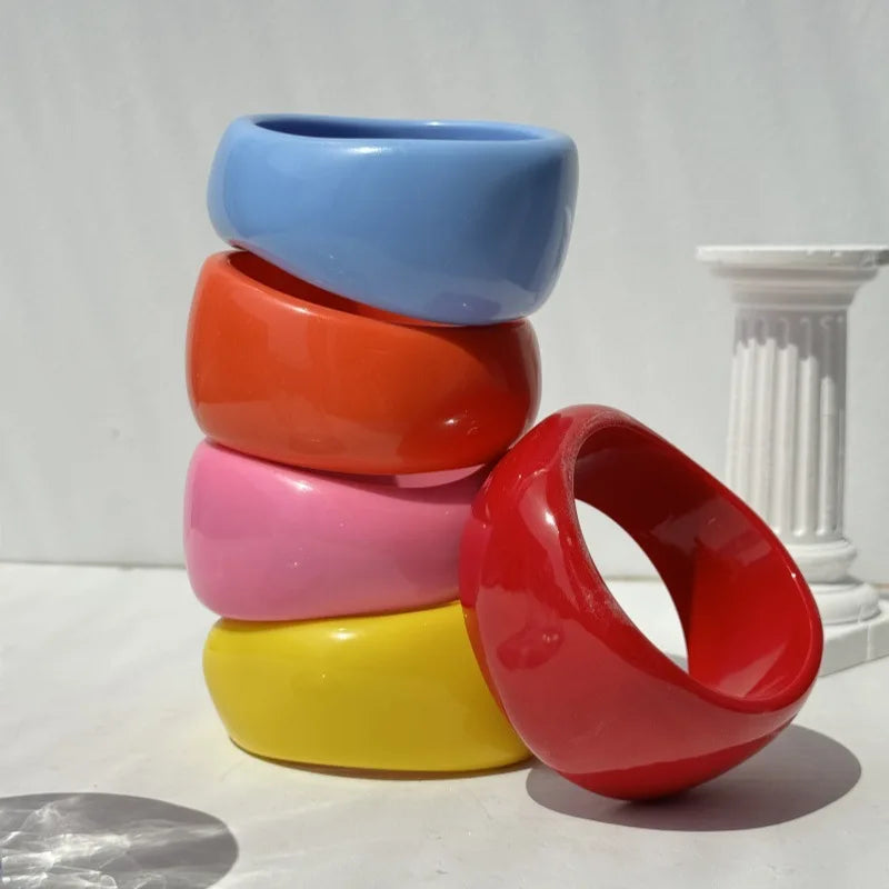 Retro Flashback Bangle SMALL (2.44" diameter) - 6 colors - hello baabs 