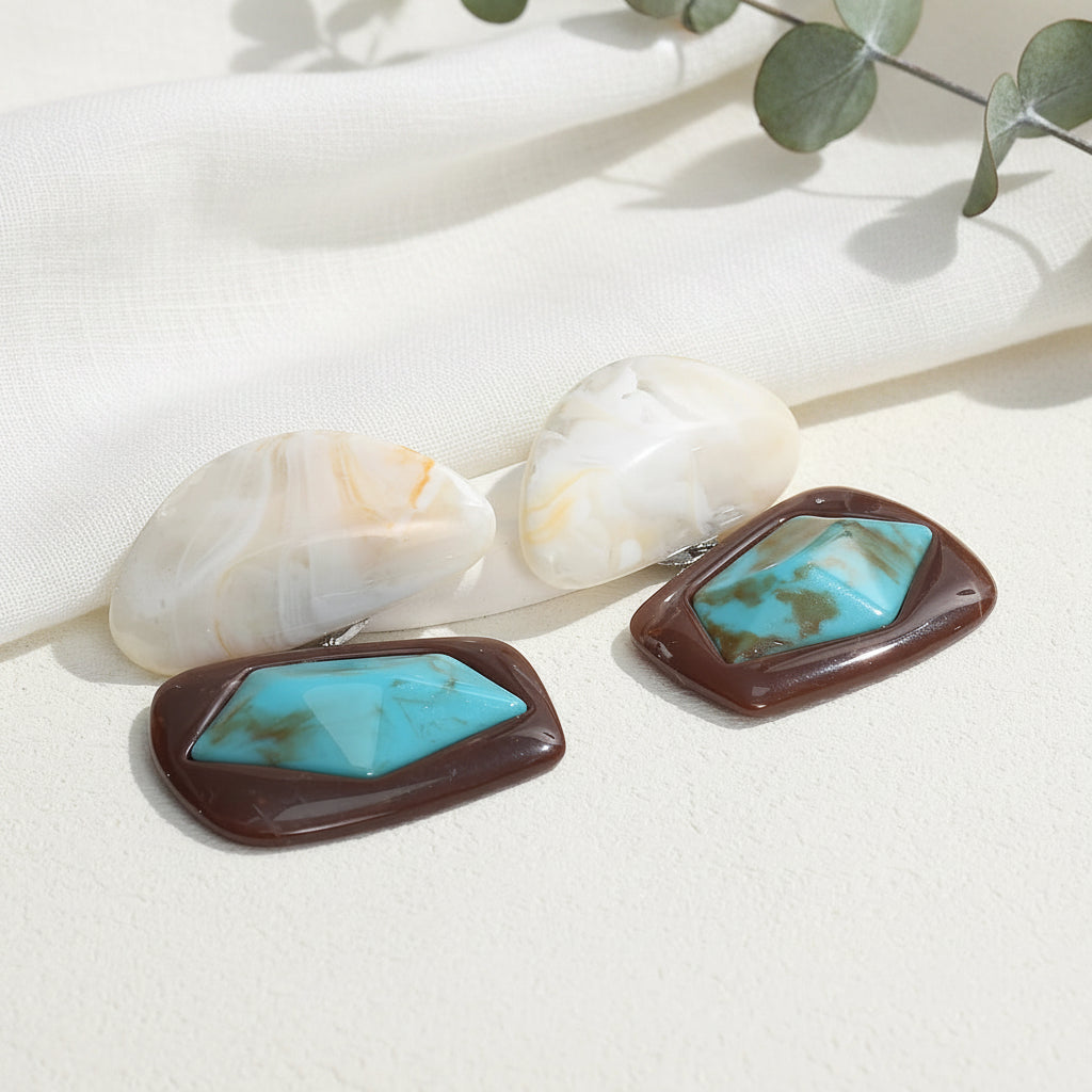 Retro Mosaic Drops - 5 colors - Hello Baabs
