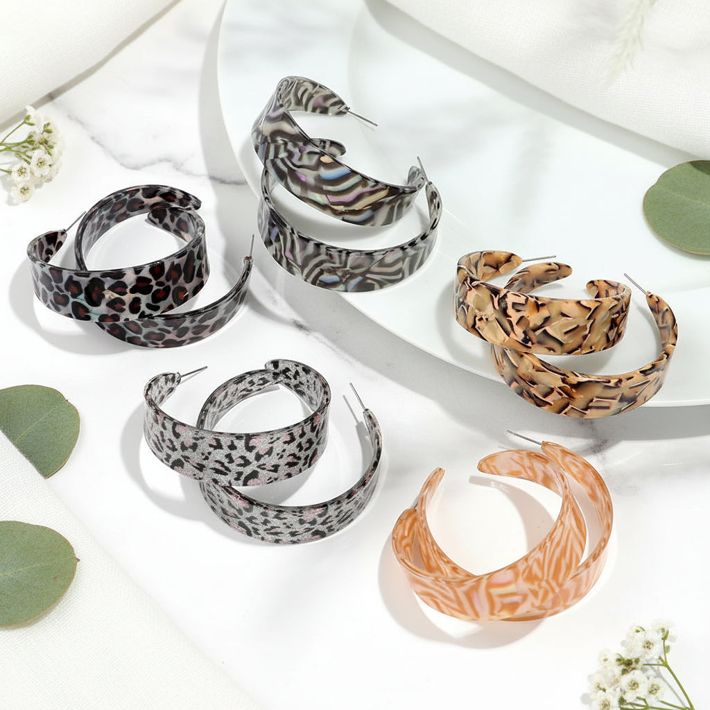 Retro Roar Hoops - 6 colors - Hello Baabs