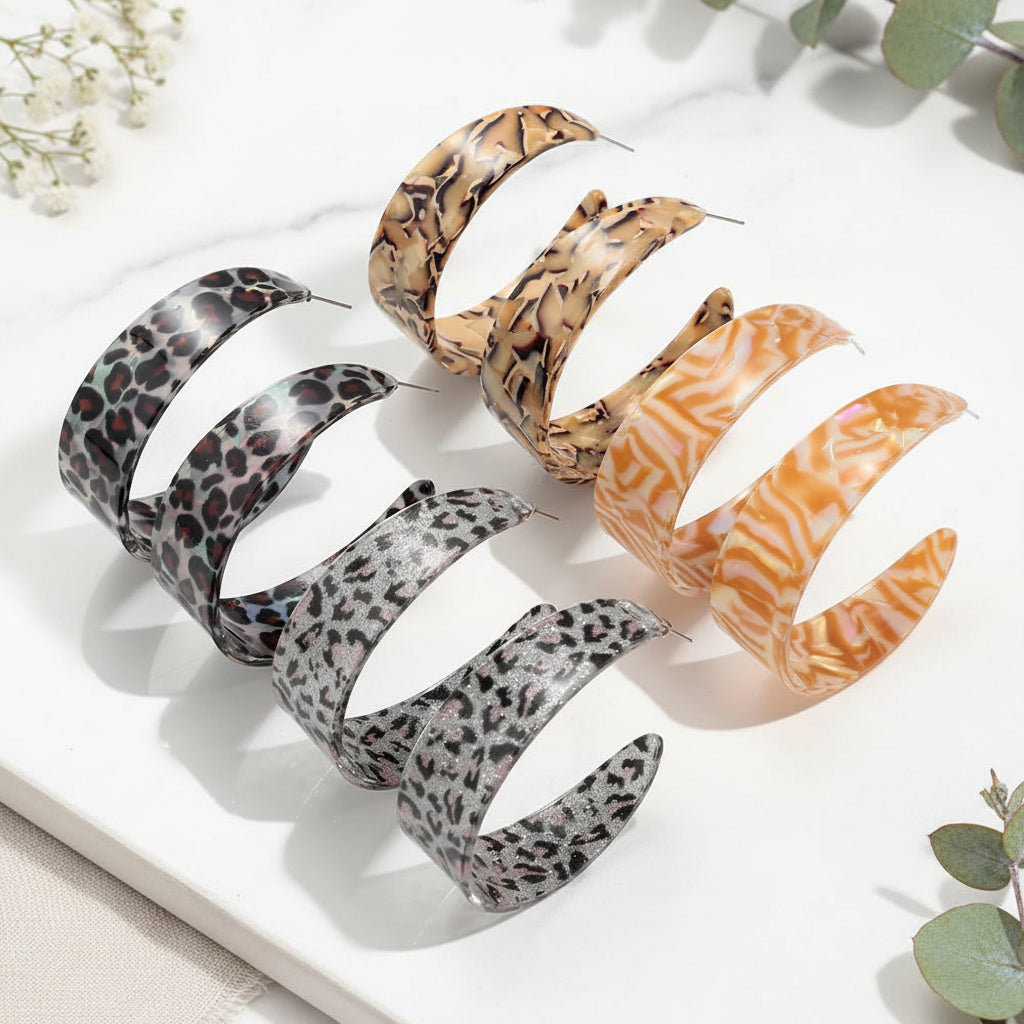 Retro Roar Hoops - 6 colors - Hello Baabs