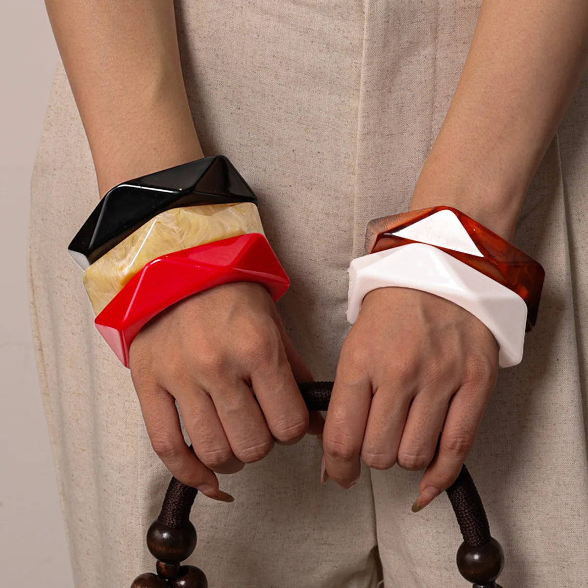 Retro Spin Bangles (2.55" diameter) - 5 colors - hello baabs 