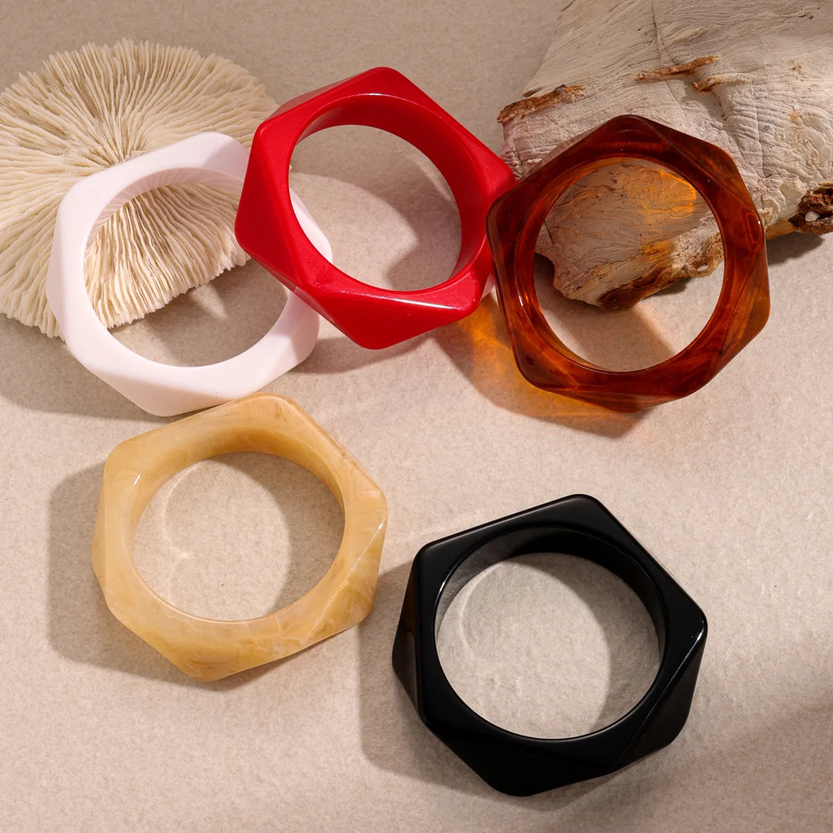 Retro Spin Bangles (2.55" diameter) - 5 colors - hello baabs 