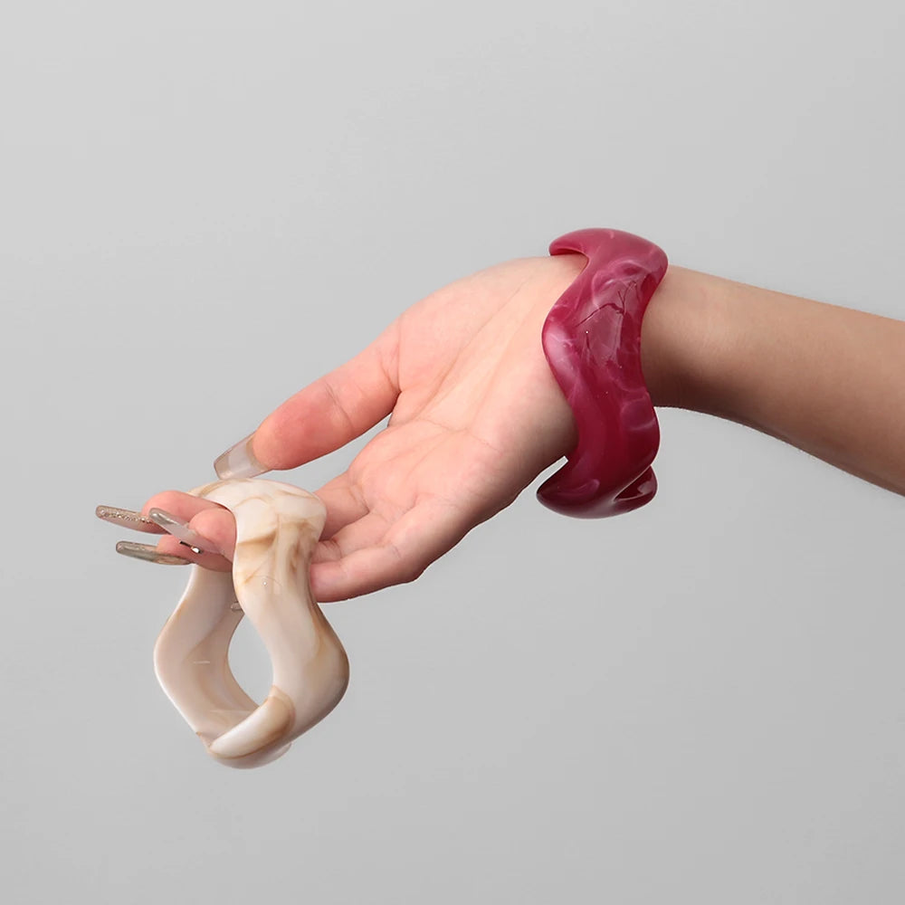 Retro Wave Bangle (2.60" diameter) - 13 colors - Hello Baabs LLC 