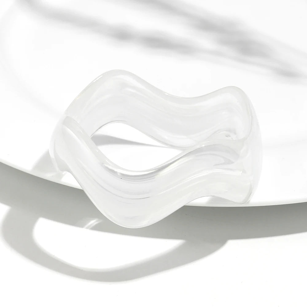 Retro Wave Bangle (2.60" diameter) - 13 colors - Hello Baabs LLC 