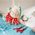 Rhapsody Reef Necklace, Earrings, & Bracelet Set - hello baabs 