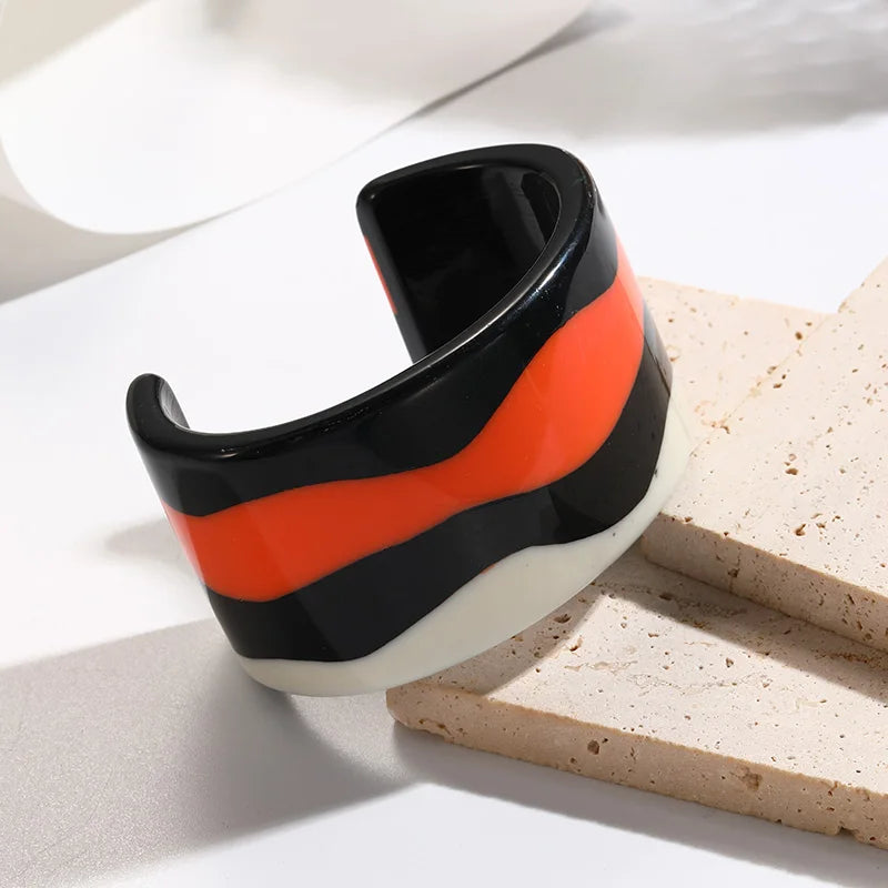 Ripple Rush Cuff (2.55" diameter) - 6 colors - hello baabs 