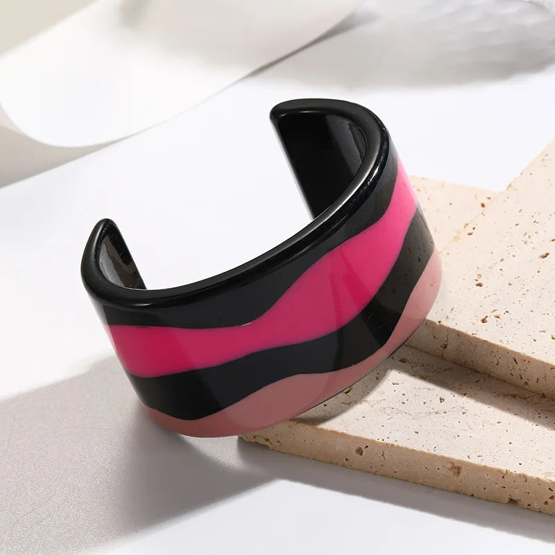 Ripple Rush Cuff (2.55" diameter) - 6 colors - hello baabs 