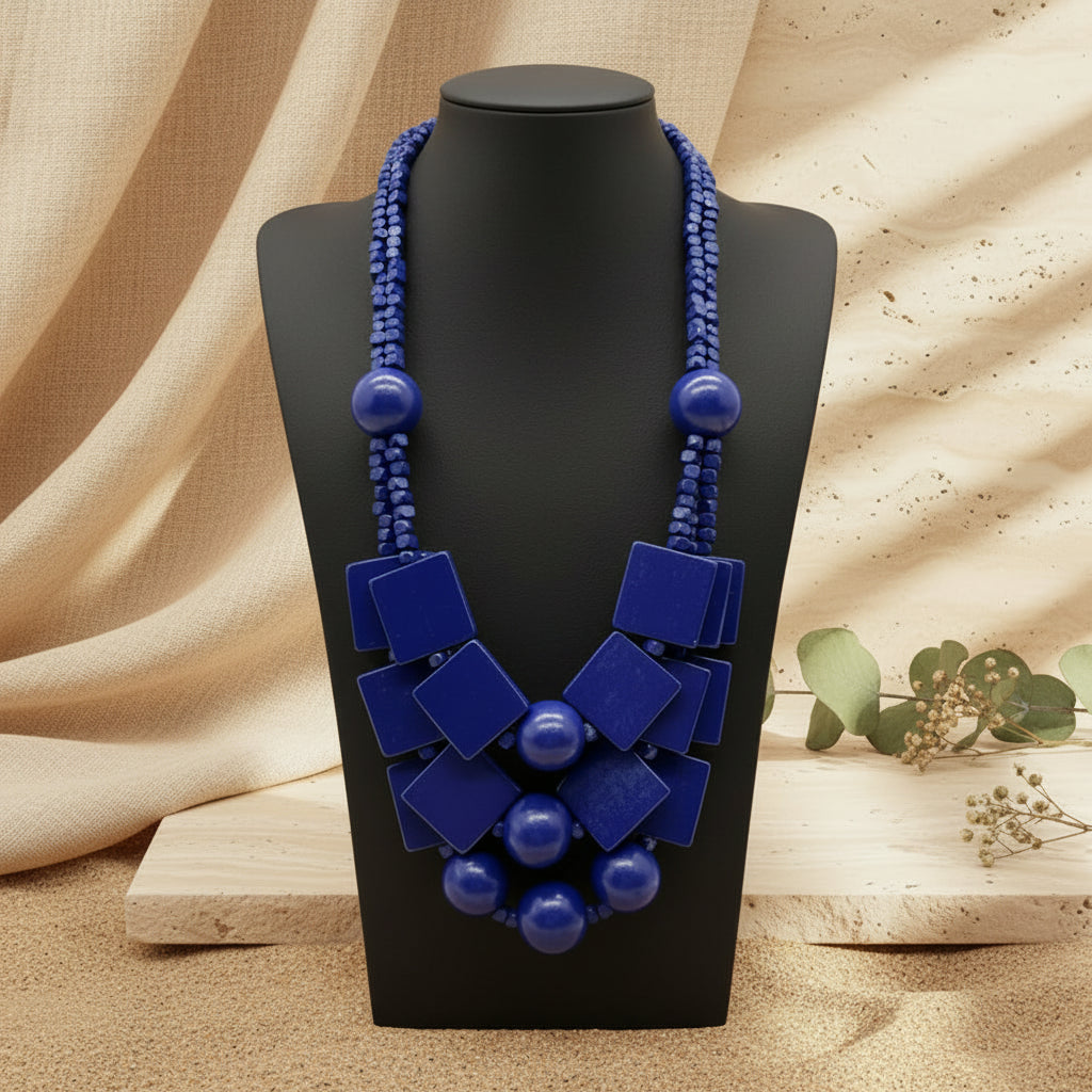 Ritual Lines Bead Necklace - 6 colors - Hello Baabs