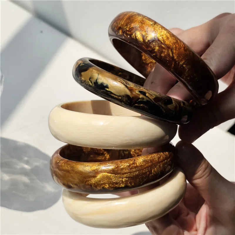 Rooted Radiance Bangle (2.50" diameter) - 5 colors - hello baabs 