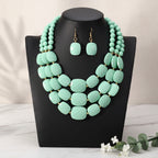 Royal Radiance Necklace & Earrings Set - 8 colors - Hello Baabs