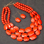 Royal Radiance Necklace & Earrings Set - 8 colors - hello baabs 
