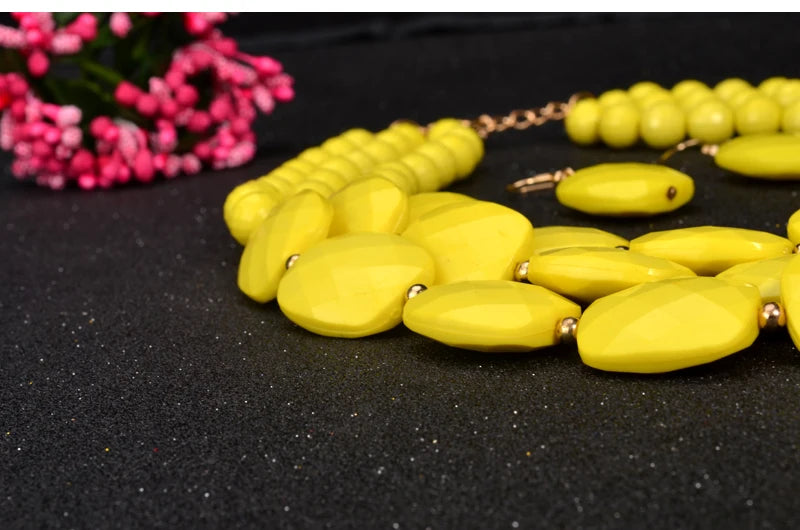 Royal Radiance Necklace & Earrings Set - 8 colors - hello baabs 