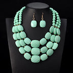 Royal Radiance Necklace & Earrings Set - 8 colors - hello baabs 