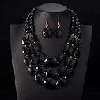 Royal Radiance Necklace & Earrings Set - 8 colors - hello baabs 