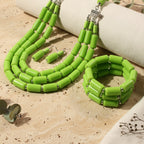 Royal Tribe Necklace, Earrings, & Bracelet Set - 6 colors - Hello Baabs
